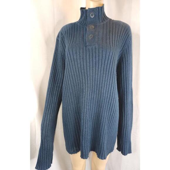 MEXX | Mens Heavy Knit Sweater | Blue | XL - Picture 1 of 7